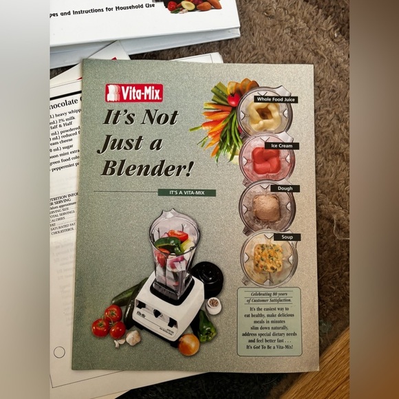 Vitamix User Manual Brochures Catalogs Recipes 🐝 - Picture 4 of 12